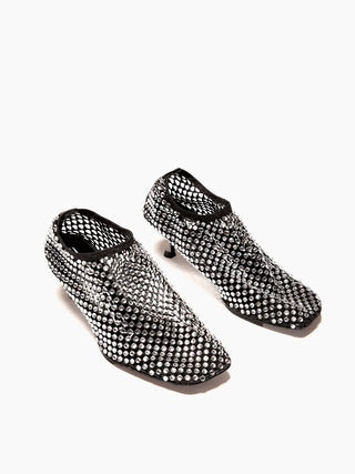 Jewels Black Cry Shoe All Over Rhinestones