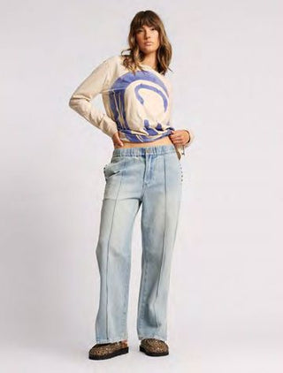 SALTY DOG GHOST RIDERS WIDE LEG JEANS