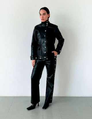 BERGHAIN BLACK LONG JACKET