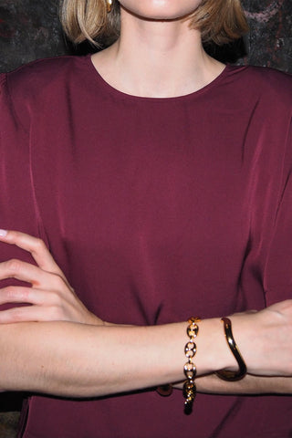 Leonie Satin Tee