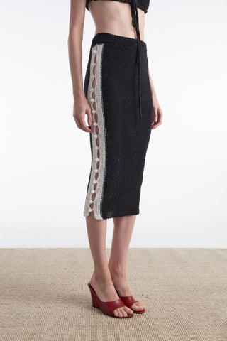 VOYAGE MIDI SKIRT