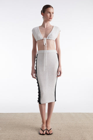 VOYAGE MIDI SKIRT
