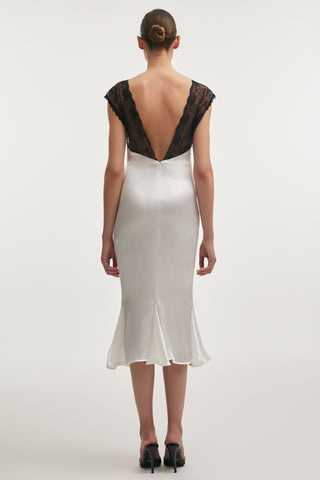 Naia Silk Midi Dress