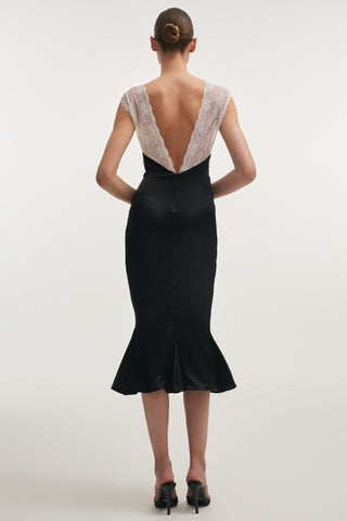 Naia Silk Midi Dress
