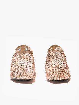 Jewels Sand Shoe All Over Rhinestones
