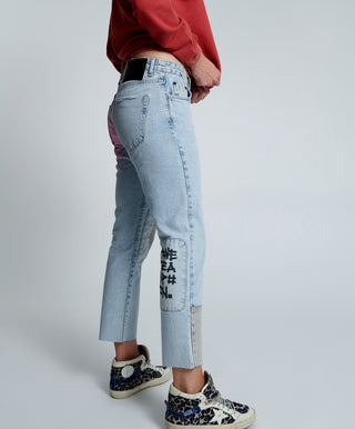 CIRCUS BLUE GRAFFITI TRUCKERS LOW WAIS
