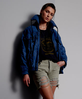 FADED KHAKI STEVIES LONG LENGTH BOYFRIEND SHORT