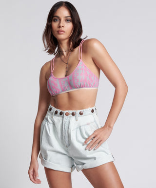 ON REPEAT MESH LOLA BRALETTE
